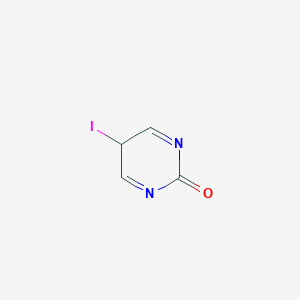 molecular formula C4H3IN2O B12365503 5-iodo-5H-pyrimidin-2-one 