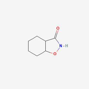 molecular formula C7H11NO2 B12365515 3a,4,5,6,7,7a-Hexahydro-1,2-benzoxazol-3-one 