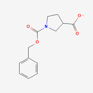 1,3-Pyrrolidinedicarboxylic acid, 1-(phenylmethyl) ester