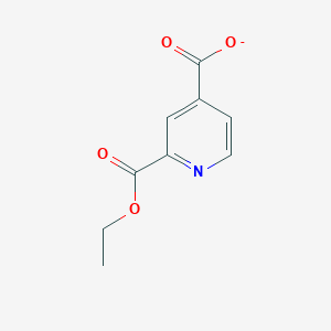 molecular formula C9H8NO4- B12365545 2,4-Pyridinedicarboxylic acid, 2-ethyl ester 