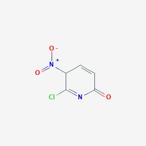 molecular formula C5H3ClN2O3 B12365598 2-chloro-3-nitro-3H-pyridin-6-one 