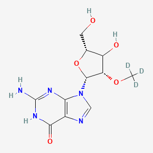 molecular formula C11H15N5O5 B12365600 2'-O-Methylguanosine-d3 