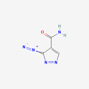 3-Diazopyrazole-4-carboxamide