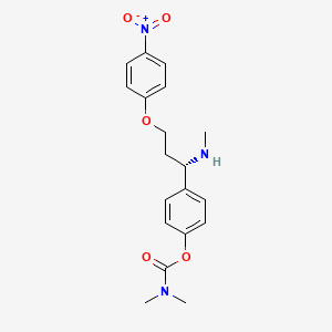 (S)-4-(1-(methylamino)-3-(4-nitrophenoxy)propyl)phenyl dimethylcarbamate