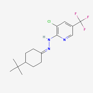 N-[(4-tert-butylcyclohexylidene)amino]-3-chloro-5-(trifluoromethyl)-2-pyridinamine