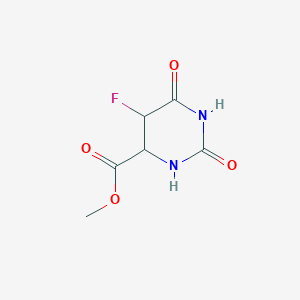 molecular formula C6H7FN2O4 B12365720 Methyl 5-fluoro-2,6-dioxo-1,3-diazinane-4-carboxylate 