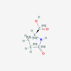 (2S)-5-oxo(2,3,4,5-13C4)azolidine-2-carboxylic acid