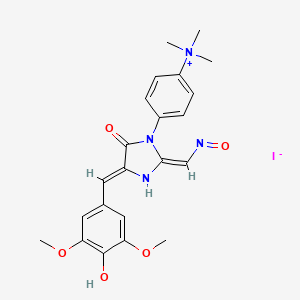 molecular formula C22H25IN4O5 B12365755 Dmhbo+ 