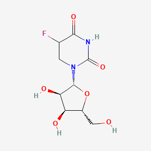 molecular formula C9H13FN2O6 B12365766 5-Fluoro-5,6-dihydrouridine CAS No. 88291-54-7