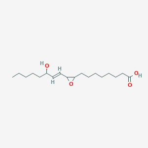 molecular formula C18H32O4 B1236578 9,10-Epoxy-13-hydroxy-11-octadecenoate 