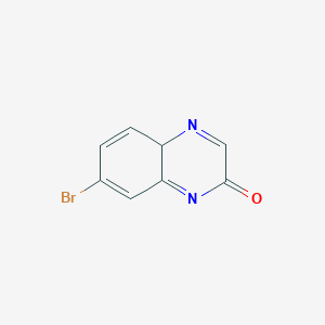 molecular formula C8H5BrN2O B12365802 7-bromo-4aH-quinoxalin-2-one 