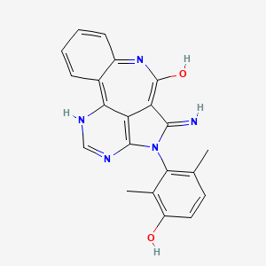 molecular formula C21H17N5O2 B12365828 Pkmyt1-IN-1 