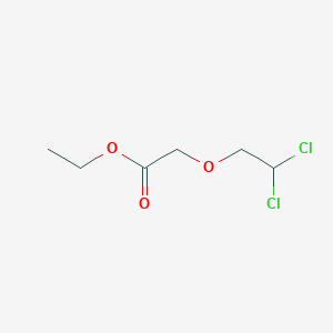 molecular formula C6H10Cl2O3 B12365891 Acetic acid,2,2-dichloro-2-ethoxy-, ethyl ester 