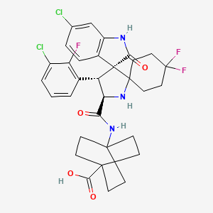 molecular formula C32H32Cl2F3N3O4 B12365901 Mdm2-IN-26 