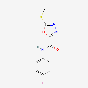 molecular formula C10H8FN3O2S B12365920 Antibacterial agent 178 