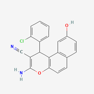 molecular formula C20H13ClN2O2 B12365922 P-gp inhibitor 22 