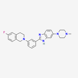 molecular formula C27H28FN5 B12365962 Ncoa4-9A 