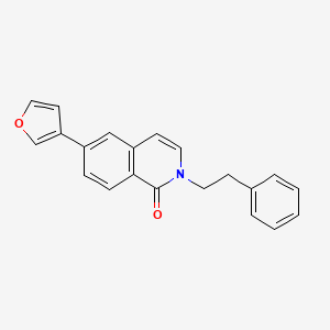 molecular formula C21H17NO2 B12365971 Anti-inflammatory agent 79 