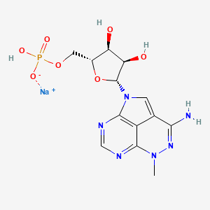 molecular formula C13H16N6NaO7P B12365974 Triciribine phosphate (sodium) 