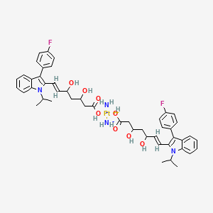 molecular formula C48H56F2N4O8Pt B12365977 Fluplatin 