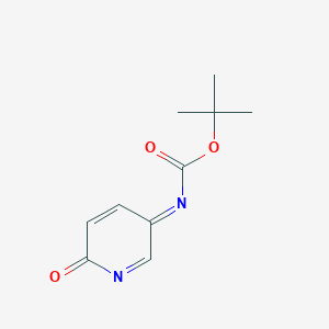 molecular formula C10H12N2O3 B12365985 Carbamic acid, N-(1,6-dihydro-6-oxo-3-pyridinyl)-, 1,1-dimethylethyl ester 