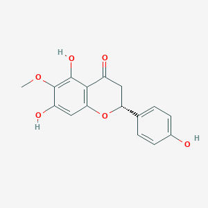 (2R)-5,7-dihydroxy-2-(4-hydroxyphenyl)-6-methoxy-2,3-dihydrochromen-4-one