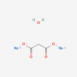 molecular formula C3H4Na2O5 B12366012 disodium;propanedioate;hydrate 