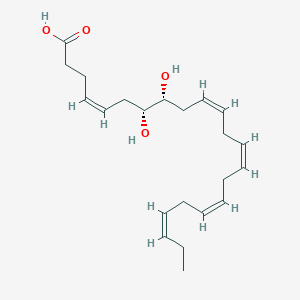 molecular formula C22H34O4 B12366039 (4Z,7R,8R,10Z,13Z,16Z,19Z)-7,8-dihydroxydocosa-4,10,13,16,19-pentaenoic acid 