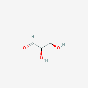 molecular formula C4H8O3 B1236605 Butanal, 2,3-dihydroxy-, (R*,R*)-(+-)- CAS No. 6045-85-8