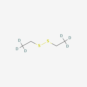 molecular formula C4H10S2 B12366051 (Ethyldisulfanyl)ethane-d6 