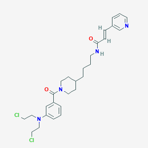 molecular formula C28H36Cl2N4O2 B12366071 Anticancer agent 177 