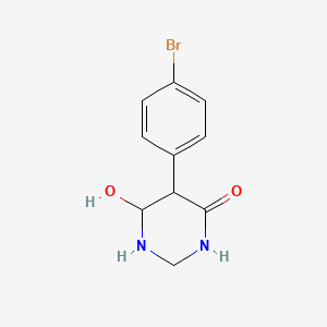 5-(4-Bromophenyl)-6-hydroxy-1,3-diazinan-4-one