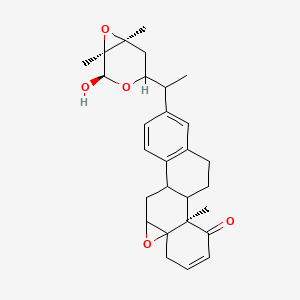 molecular formula C28H34O5 B1236611 Salpichrolide A 
