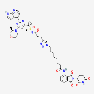 molecular formula C46H52N12O8S B12366124 PROTAC ATR degrader-1 