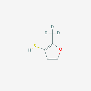 molecular formula C5H6OS B12366153 2-Methylfuran-3-thiol-d3 