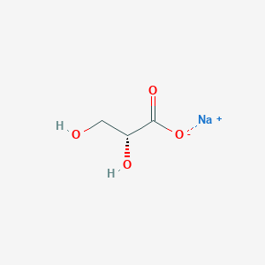 molecular formula C3H5NaO4 B12366168 D-Glyceric acid (sodium) 