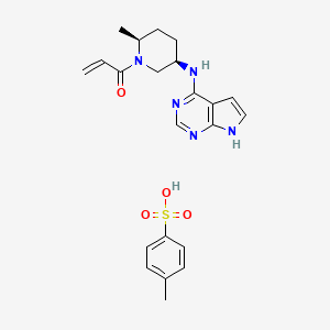 molecular formula C22H27N5O4S B12366228 Ritlecitinib tosylate CAS No. 2192215-81-7