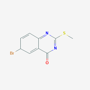 molecular formula C9H7BrN2OS B12366265 6-bromo-2-methylsulfanyl-6H-quinazolin-4-one 