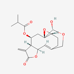 molecular formula C19H24O7 B1236628 Vernomygdin 