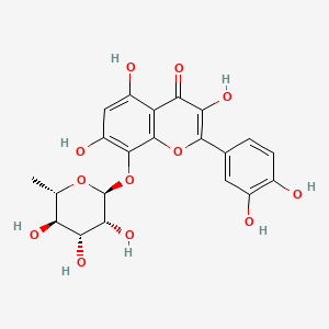 molecular formula C21H20O12 B1236629 Gossypetin 8-rhamnoside CAS No. 94516-28-6