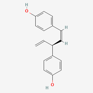 molecular formula C17H16O2 B1236630 顺式-桧木脂素 