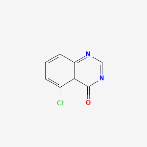 molecular formula C8H5ClN2O B12366311 5-chloro-4aH-quinazolin-4-one 