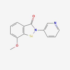 7-Methoxy-2-pyridin-3-yl-1,2-benzoselenazol-3-one