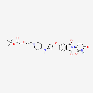 molecular formula C31H42N4O8 B12366331 E3 Ligase Ligand-linker Conjugate 1 