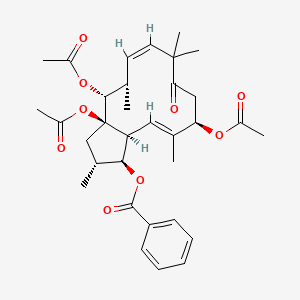 molecular formula C33H42O9 B12366332 epieuphoscopin B 