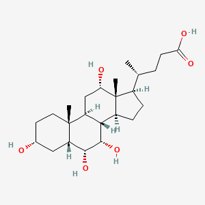 3alpha,6alpha,7alpha,12alpha-Tetrahydroxy-5beta-cholan-24-oic Acid