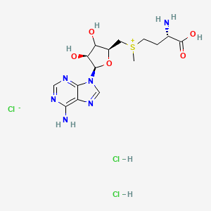 molecular formula C15H25Cl3N6O5S B12366348 S-Adenosyl-L-methionine (chloride dihydrochloride) 