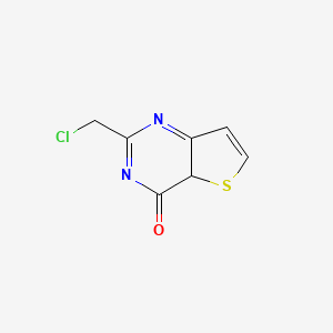 2-(chloromethyl)-4aH-thieno[3,2-d]pyrimidin-4-one