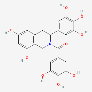 molecular formula C22H19NO9 B12366371 Dyrk1A-IN-6 