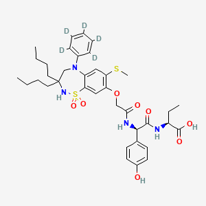 molecular formula C37H48N4O8S2 B12366386 Odevixibat-d5 